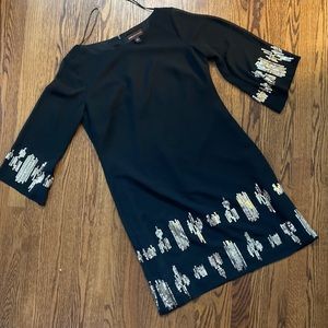 Black and gold sequin dress, size small